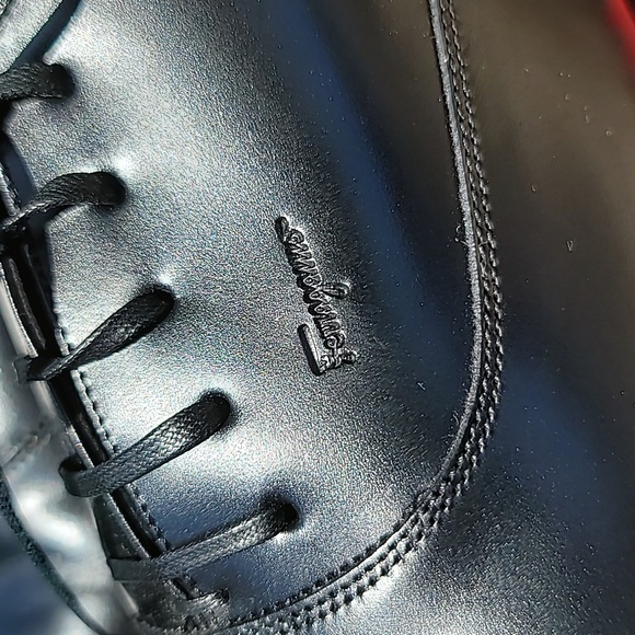 #100 SALVADOR FERRAGAMO MEN'S OXFORD SHOES WITH SHOE LACES - Picture 11 of 13